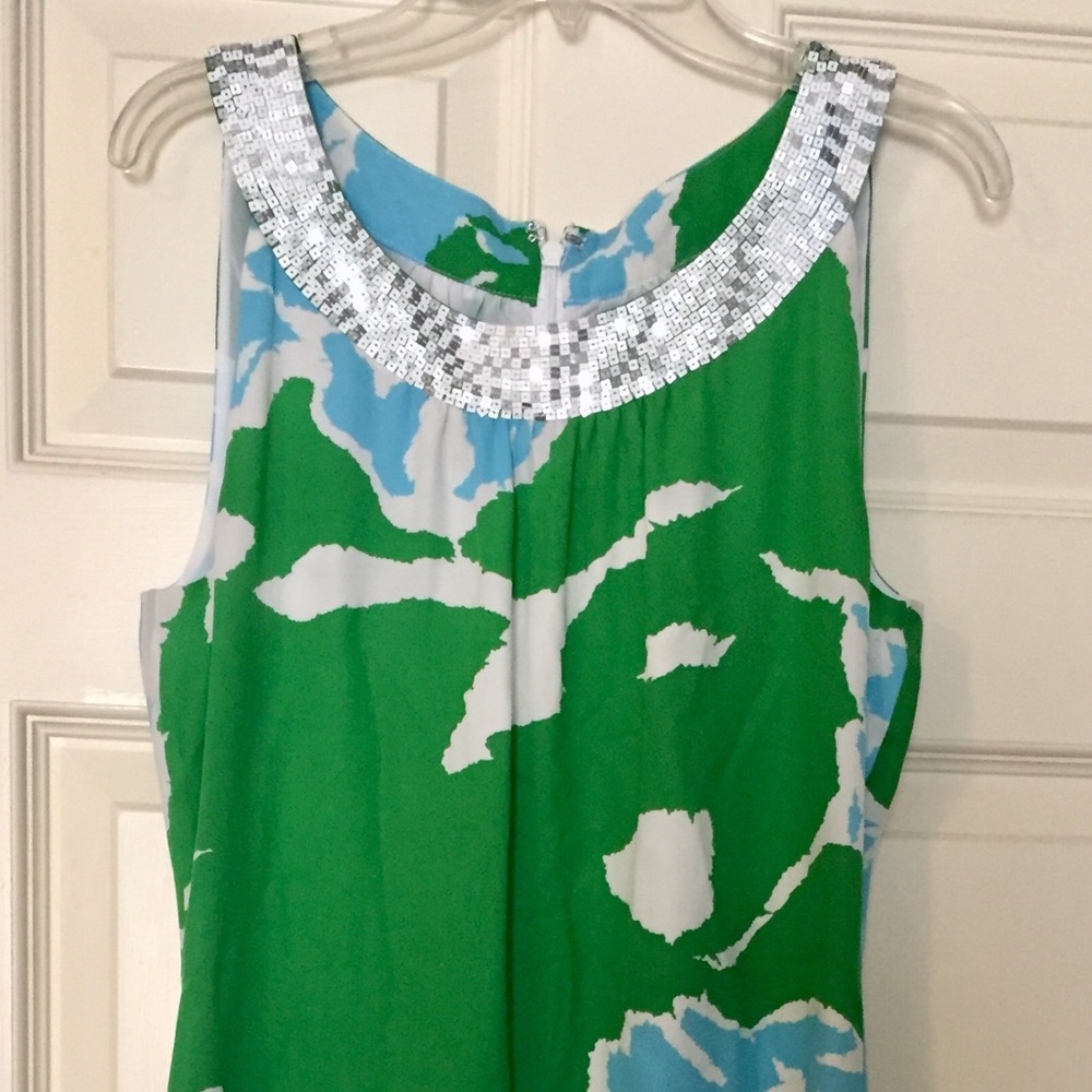 Tory Burch Sleeveless Silk sheath dress sz 6